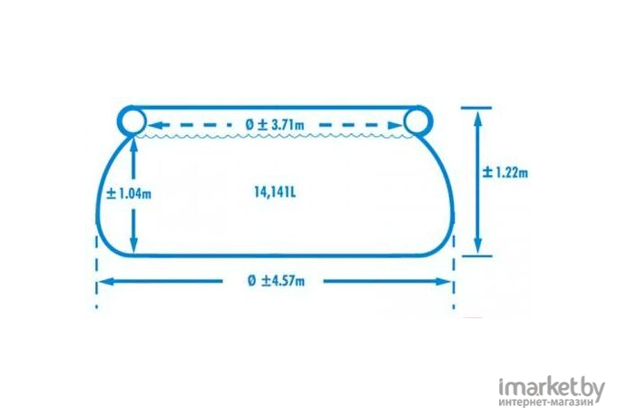 Надувной бассейн Intex Easy Set 56912 457х122