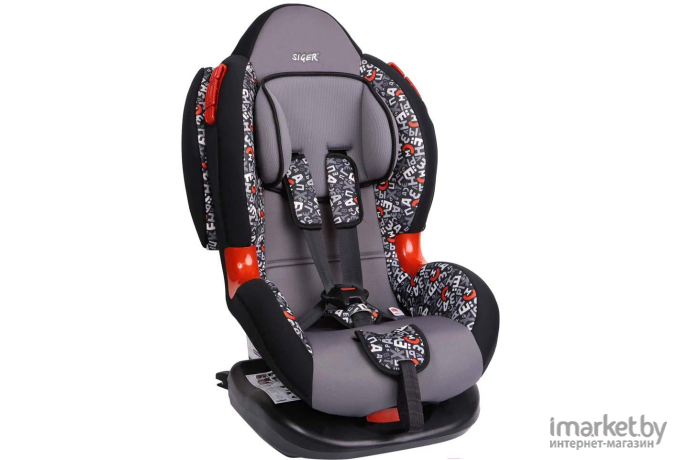 Автокресло Siger Art Кокон ISOfix (алфавит)