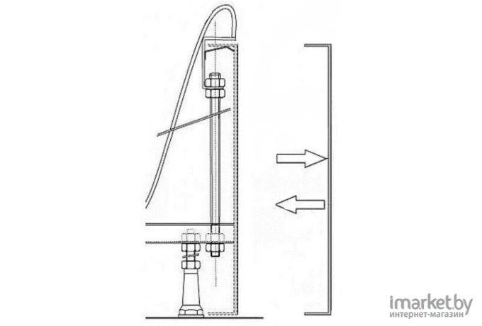 Крепеж панели Ravak Rosa B23000100N