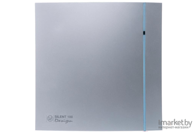 Вентилятор вытяжной Soler&Palau Silent-100 CRZ Silver Design - 3C [5210603500]