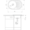 Кухонная мойка Zigmund & Shtain KREIS OV 780.8 полированная