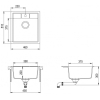 Кухонная мойка Aquasanita Nova SQN100W (alba 710)