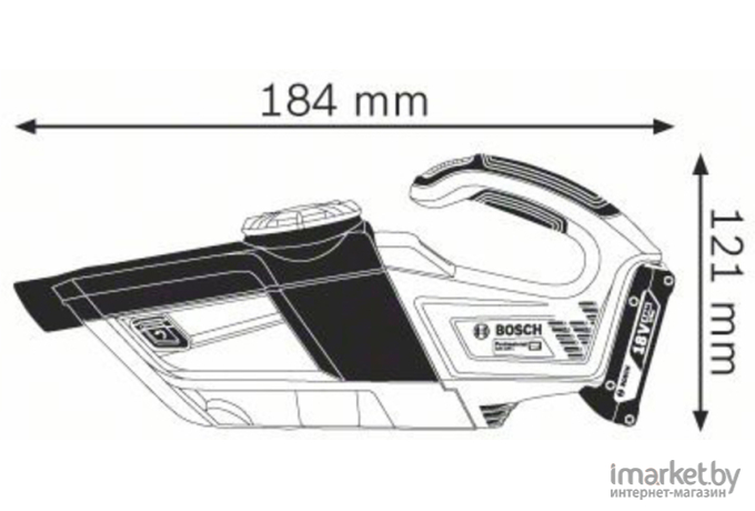 Пылесос Bosch GAS 18V-1 Professional