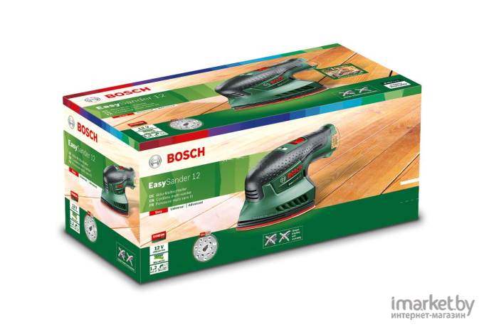 Дельташлифмашина Bosch EasySander 12 (без аккумулятора)