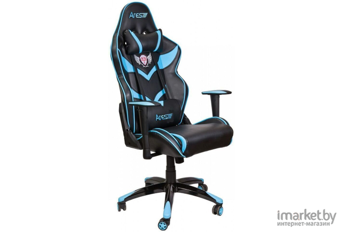 Офисное кресло AksHome Viper Eco чёрный/синий