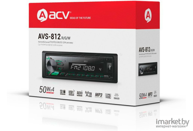 USB-магнитола ACV AVS-812W