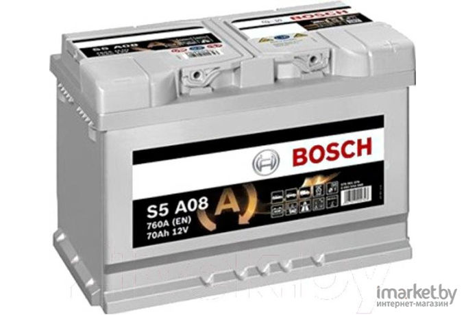 Автомобильный аккумулятор Bosch S5 A08 (570901076) 70 А/ч