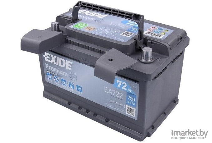 Автомобильный аккумулятор Exide Premium EA722 (72 А/ч)