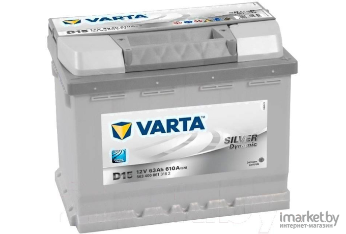 Автомобильный аккумулятор Varta Silver Dynamic D15 563 400 061 (63 А/ч)