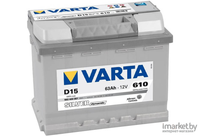 Автомобильный аккумулятор Varta Silver Dynamic D15 563 400 061 (63 А/ч)