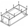 Каркас для ванны Santek Каледония 160x75 (1WH302389)