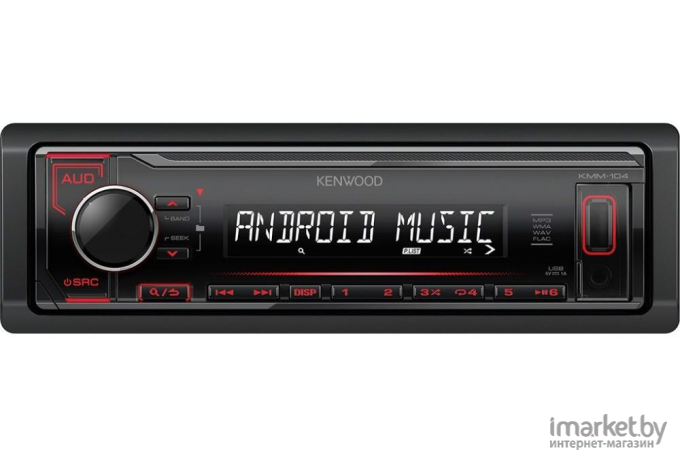 USB-магнитола Kenwood KMM-104RY