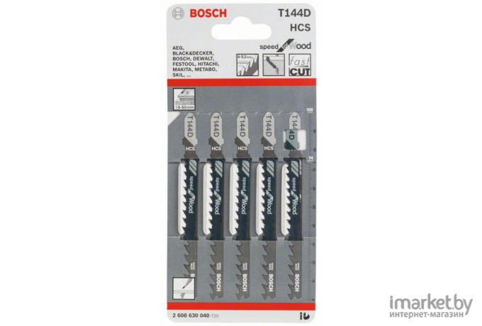 Пилки для лобзика Bosch 2.608.630.040