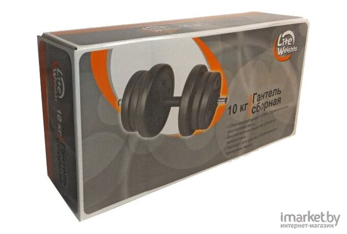 Гантель сборная Lite Weights 10 кг 3103CD