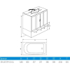 Душевая кабина Erlit ER4515TP-C4 150x80