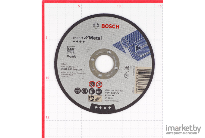 Отрезной круг Bosch 2.608.603.396