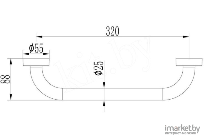 Поручень для ванны Ledeme L1718