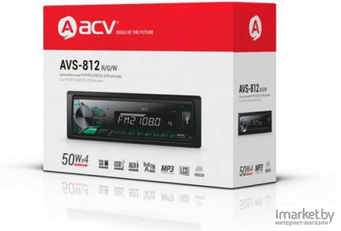 USB-магнитола ACV AVS-812G