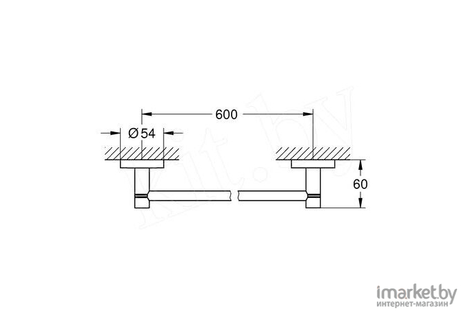 Держатель для полотенца Grohe Essentials 40366001