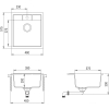 Кухонная мойка Aquasanita Nova SQN100W (cerrus 120)