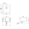 Кухонная мойка Aquasanita Simplex SQS100W (alba 710)
