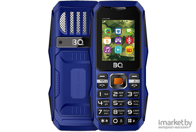 Мобильный телефон BQ-Mobile BQ-1842 Tank mini (синий)