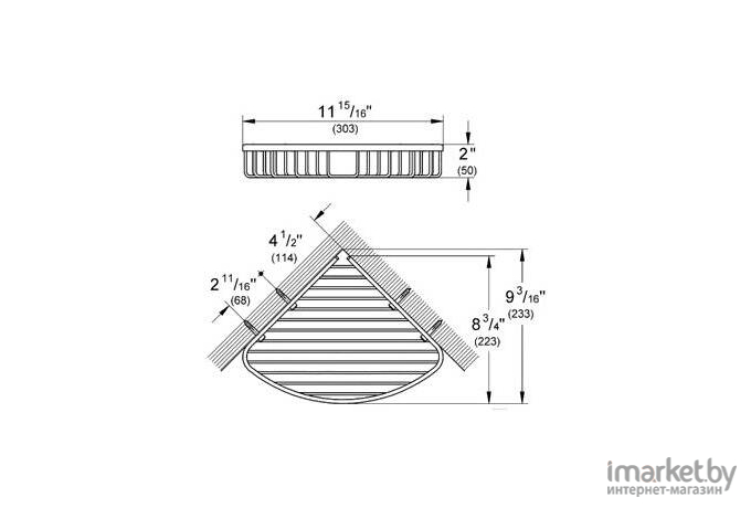 Полка для ванной Grohe Bau Cosmopolitan 40663001