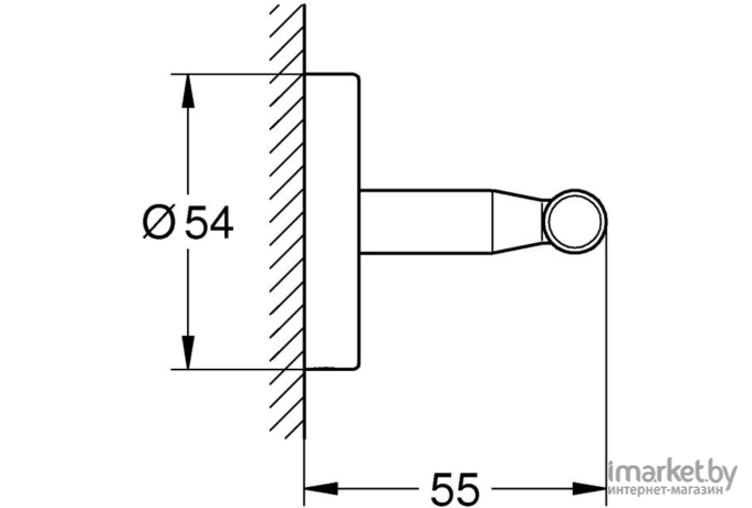 Крючок Grohe Bau Cosmopolitan 40461001