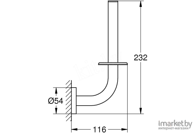 Держатель бумаги Grohe Essentials 40385001