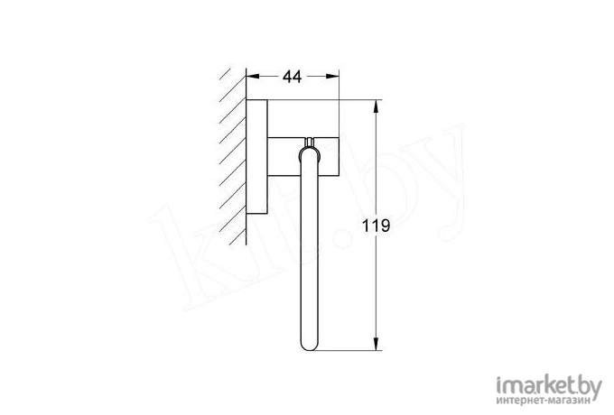 Держатель бумаги Grohe Essentials 40689001