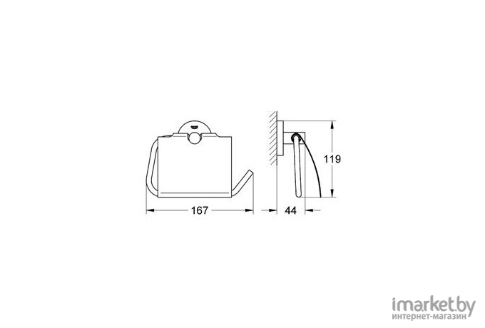 Держатель бумаги Grohe Essentials 40689001