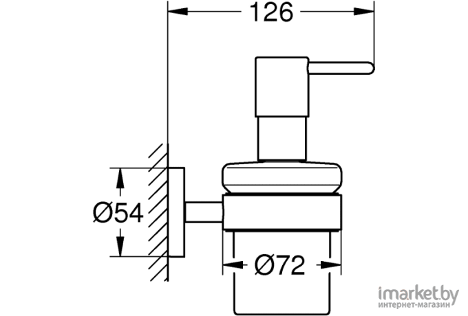 Дозатор жидкого мыла Grohe Essentials 40448001