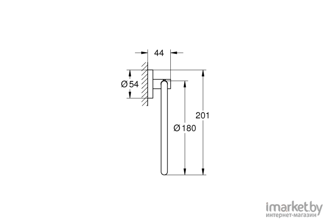 Кольцо для полотенца Grohe Essentials 40365001