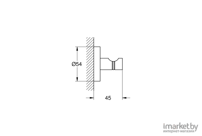 Крючок Grohe Essentials 40364001