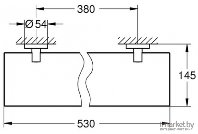 Полочка Grohe Essentials 40799001