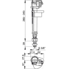 Арматура Alcaplast A18 3/8