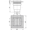 Трап для душа Alcaplast APV3344