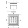 Трап для душа Alcaplast APV3344