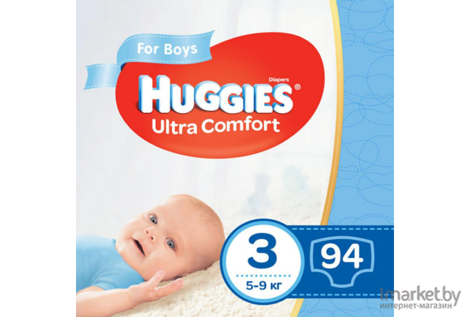 Подгузники Huggies Ultra Comfort Giga 3 Boy (94шт)