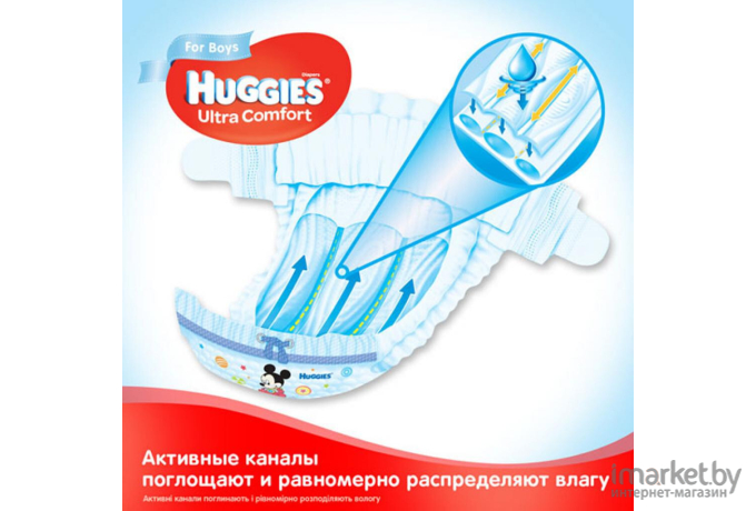 Подгузники Huggies Ultra Comfort Giga 5 Boy (64шт)