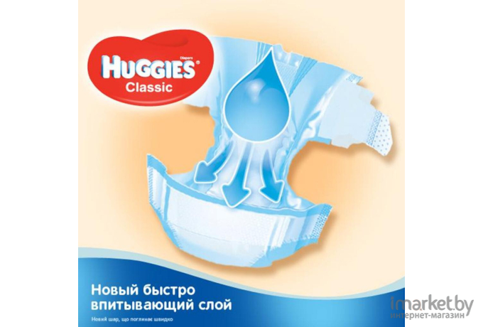 Подгузники Huggies Classic 4 Mega (68шт)