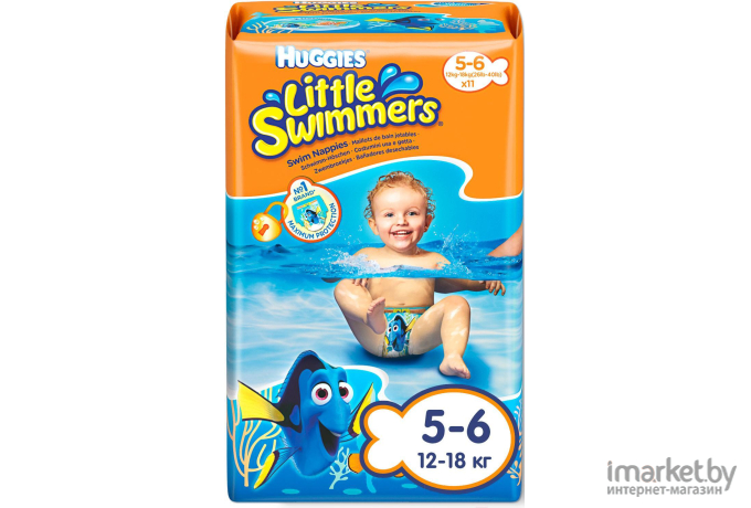 Подгузники-трусики Huggies Little Swimmers 5-6 (11шт)