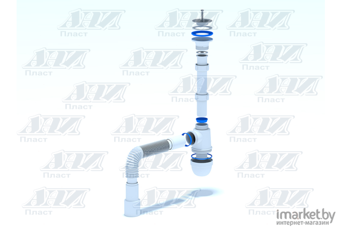 Сифон для умывальника Анипласт Ани C2015