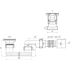 Сифон для душевого поддона Анипласт Ани E015