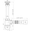 Сифон для умывальника Анипласт Варяг C5015