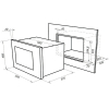 Микроволновая печь Maunfeld MBMO.20.1PGB