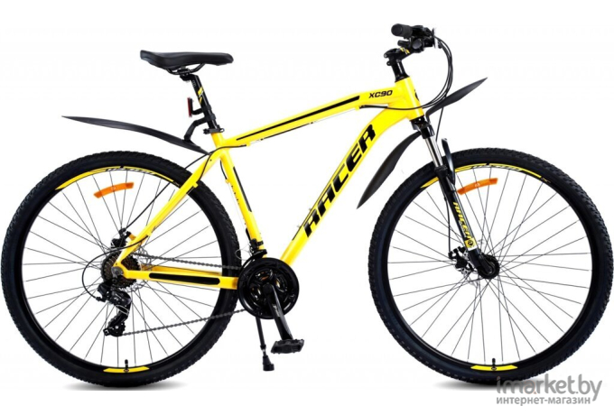 Велосипед Racer XC90 29 2021 р.20 желтый