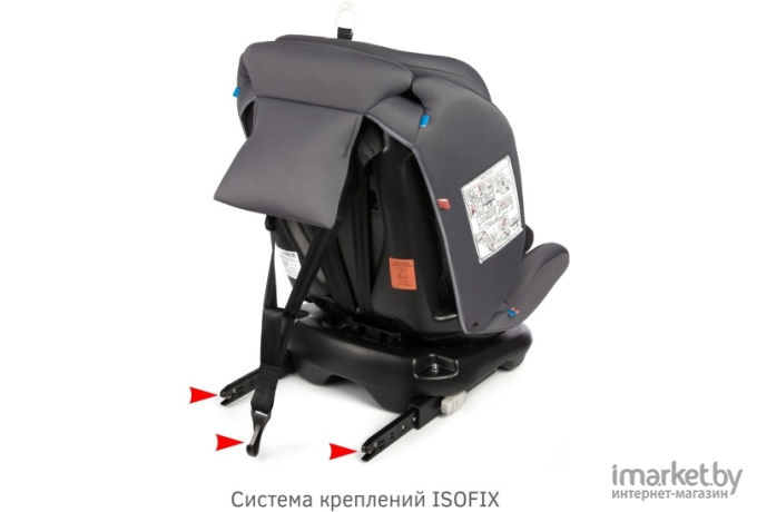 Детское автокресло SIGER Престиж Isofix маренго (KRES3525)