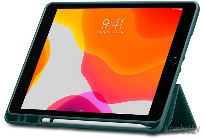 Чехол для планшета Spigen Urban Fit iPad 10.2 2019/2020/2021 Midnight Green (ACS01062)