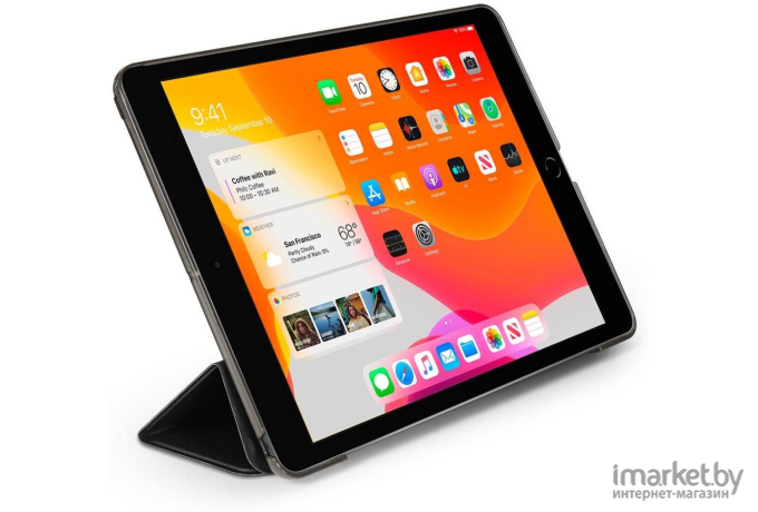 Чехол для планшета Spigen Smart Fold для iPad 10.2 2019/2020/2021 Black (ACS00373)